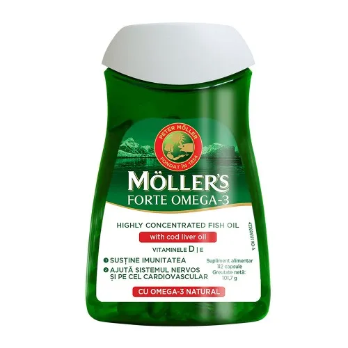 Omega 3 Forte, 112 capsule, Moller's