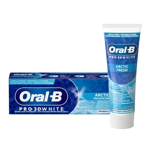 Pasta de Dinti 3D White Arctic Fresh, 75ml, Oral B