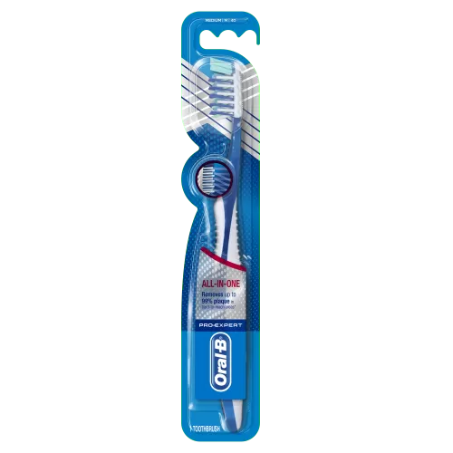 Periuta de dinti manuala Pro-Expert CrossAction All In One, 40 Medium, Oral-B