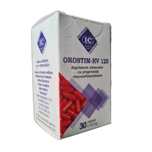 Orostim-HV 125mg, 30 capsule, Inst. Cantacuzino