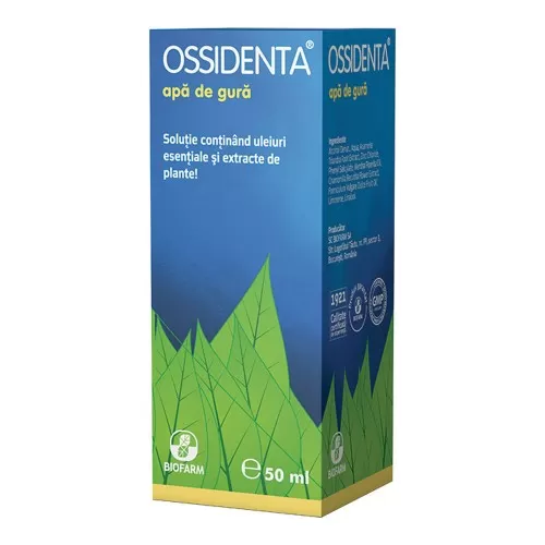 Ossidenta Apa de Gura x 50 ml - Biofarm