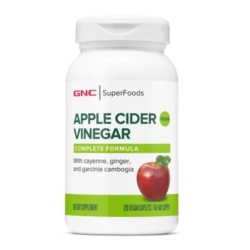 Otet din Cidru de Mere SuperFoods, 120 tablete, GNC