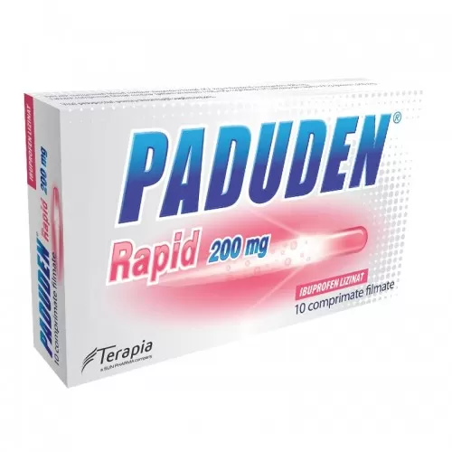 Paduden Rapid, 200 mg, 10 comprimate filmate, Terapia