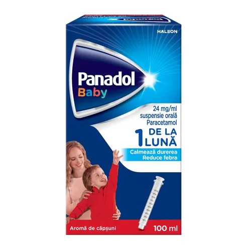 Panadol Baby suspensie orală, 24 mg/ml, 100 ml, Haleon