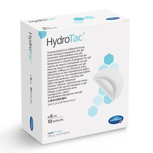 Pansament rotund din spuma Hydrotac 6cm, 10 bucati, Hartmann