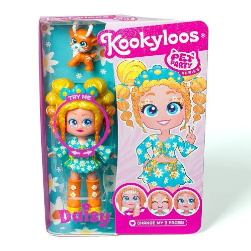 Papusa Pets Party +3 ani Daisy, Kookyloos