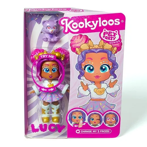 Papusa Pets Party +3 ani Lucy, Kookyloos