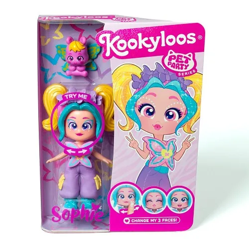 Papusa Sophie si Buttercup Pets Party +3 ani - Kookyloos