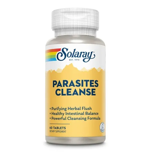 Parasites Cleanse Solaray, 60 tablete, Secom