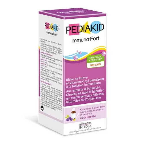 Pediakid Immuno-Fort sirop, 250 ml, Laboratoires Ineldea