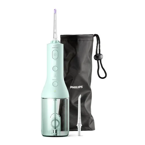 Irigator Bucal Sonicare HX3826/24 Power Flosser Portabil, Verde, Philips