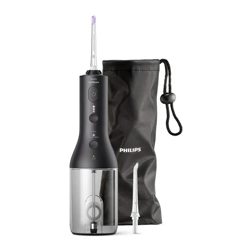 Irigator Bucal Portabil Negru Sonicare HX3826/33, Philips