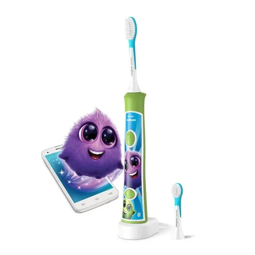 Periuta Electrica pt Copii Sonicare HX6352/11, 3ani, Verde, Philips