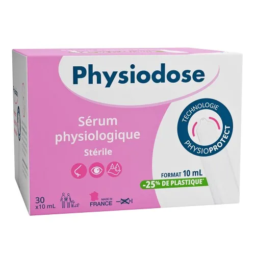 Ser fiziologic Physiodose, 30 monodoze x 10 ml, Gilbert