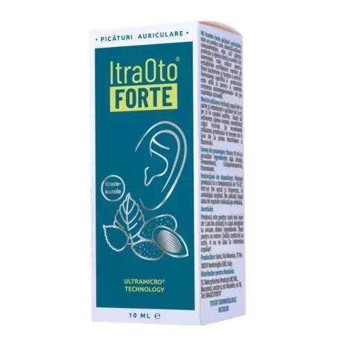 Picaturi auriculare Itraoto Forte, 10 ml, Series