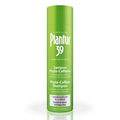 Sampon par fin si delicat 39 Phyto-Caffeine, 250 ml, Dr. Plantur