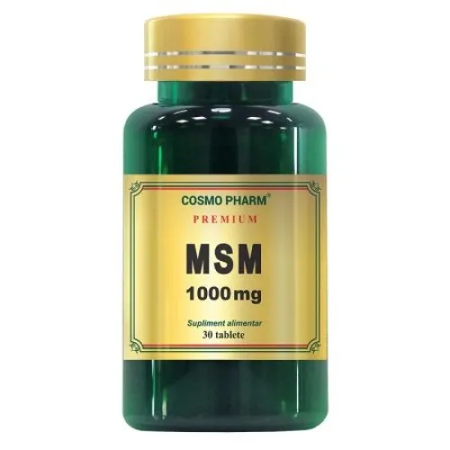 Premium MSM 1000mg, 30 tablete, Cosmopharm