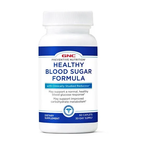 Preventive Nutrition Blood Sugar Formula cu Reducose, 60 tablete, GNC
