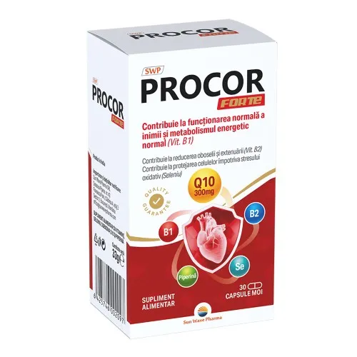 Procor Forte, 30 capsule, Sun Wave Pharma