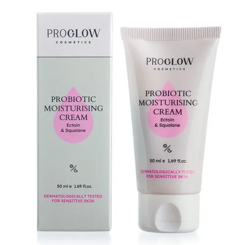 Crema hidratanta Probiotic cu Postbiotice, Ectoină și Squalan 50 ml, ProGlow