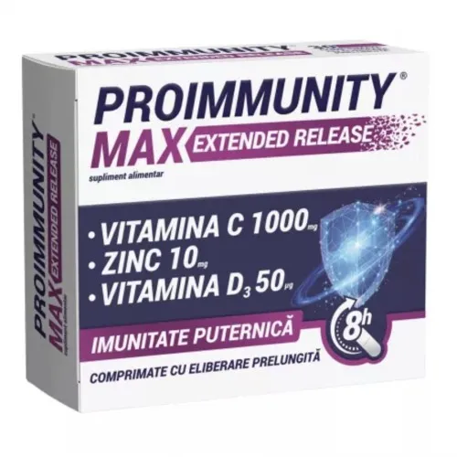 Proimmunity Max Extended Release, 30 comprimate cu eliberare prelungita, Fiterman