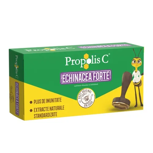 Propolis C Echinacea Forte, 30 comprimate, Fiterman