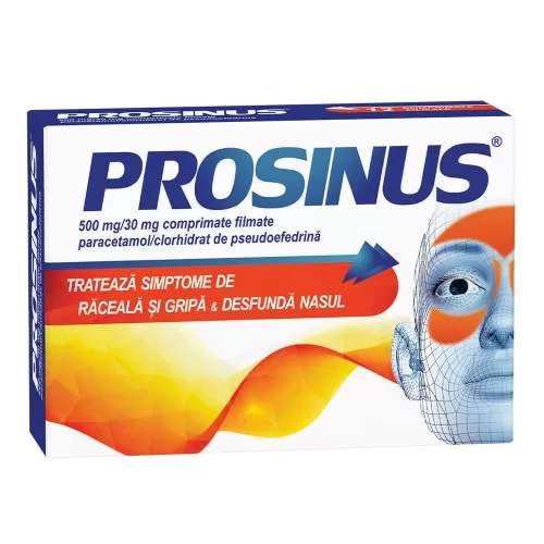 Prosinus, 500 mg/30 mg, 20 comprimate filmate, Fiterman