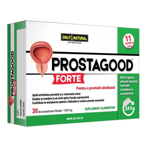 ProstaGood Forte 1520mg, 30 comprimate filmate, Only Natural