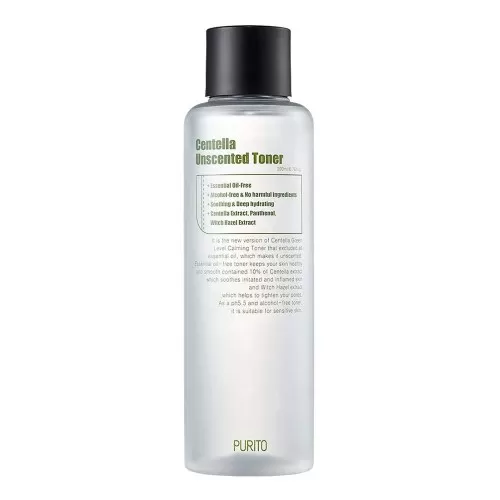 Toner de fata fara miros Centella, 200 ml, Purito