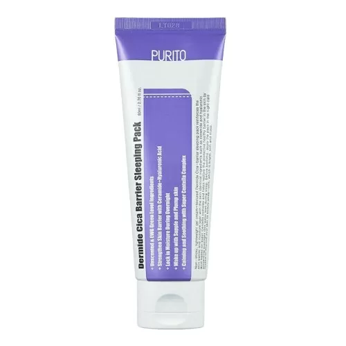 Crema de fata pentru noapte Dermide Cica Barrier, 80 ml, Purito