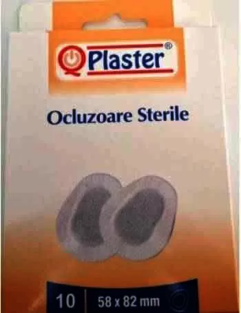 Ocluzoare sterile 58 x 82 mm, 10 bucati, QPlaster