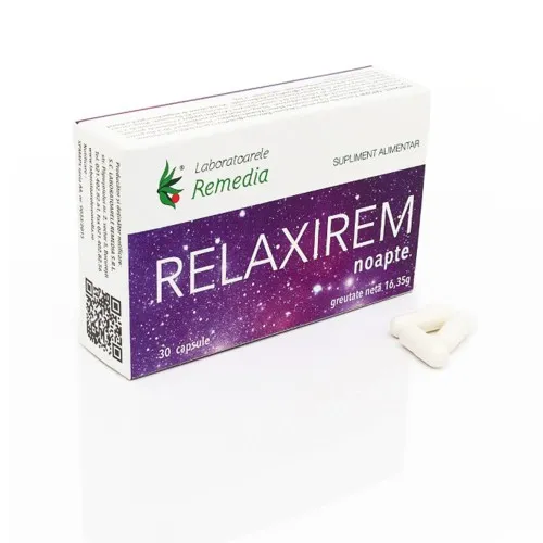 Relaxirem noapte, 30 capsule, Remedia