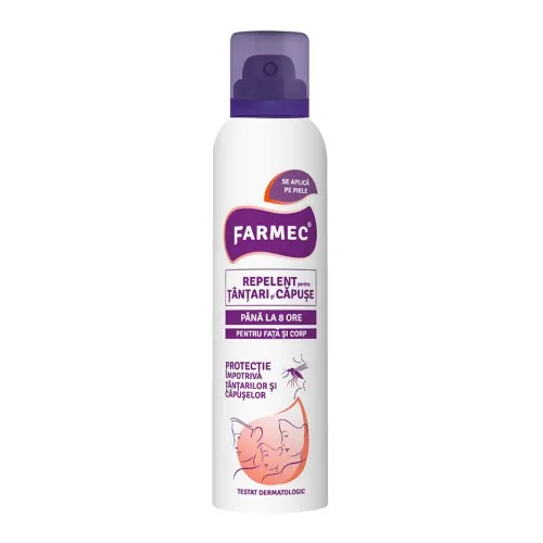 Repelent Spray Tantari si Capuse, 75 ml, Farmec