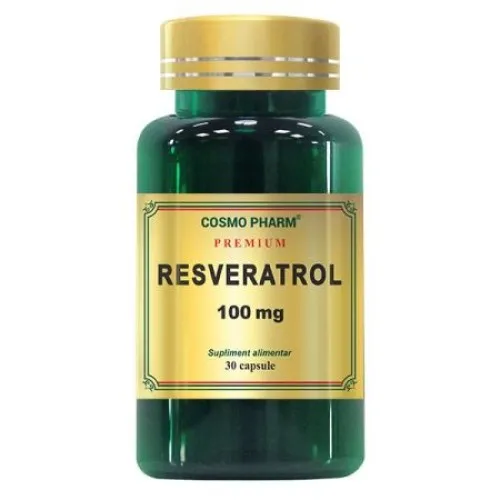 Resveratrol Premium, 100 mg, 30 capsule, Cosmopharm