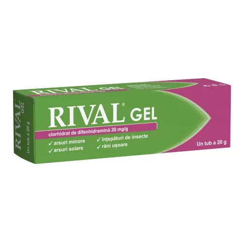 Rival gel, 20 mg/g, 20 g, Fiterman Pharma