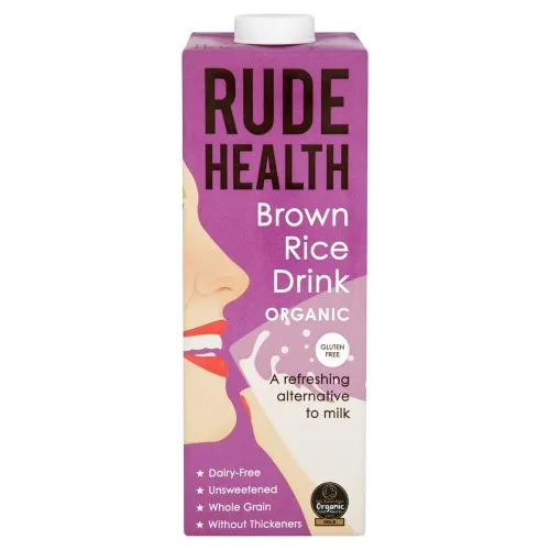 Rude Health Bio Lapte Vegetal din Orez Brun Organic x 1000ml