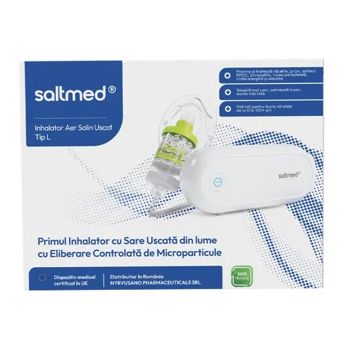 Inhalator Salin Uscat Dry Salt Inhaler Tip L, Saltmed