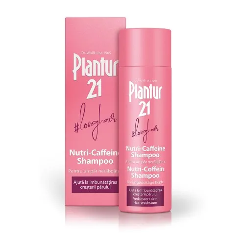 Sampon energizant Nutri-Caffeine Longhair Plantur 21, 200ml, Dr. Kurt Wolff