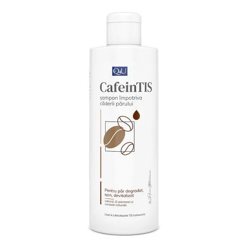 Sampon impotriva caderii parului CafeinTis Q4U, 250 ml, Tis Farmaceutic