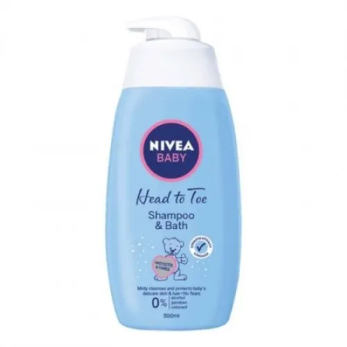 Sampon si spuma de baie, 500 ml, Nivea Baby