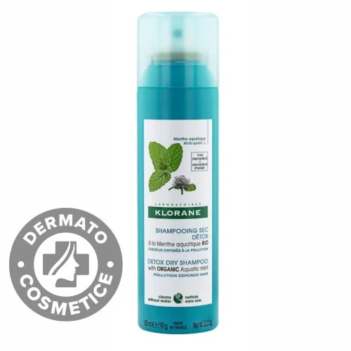 Sampon uscat cu menta, 150ml, Klorane