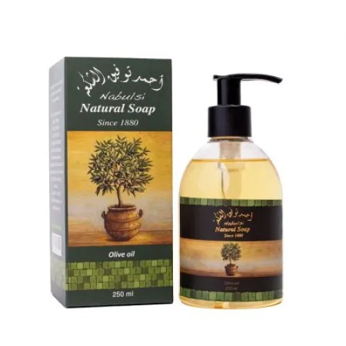 Sapun lichid cu ulei de masline pentru maini, 250 ml, Nabulsi