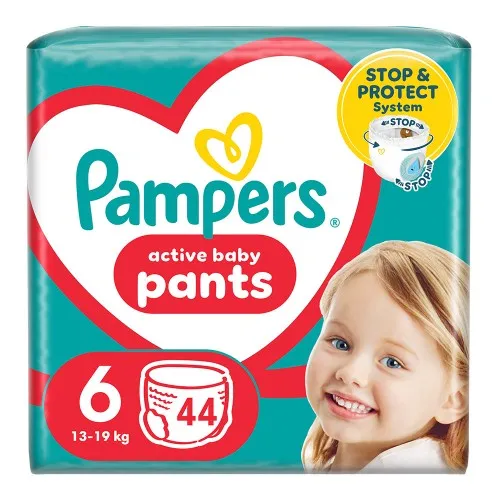 Scutece-chilotel Pampers Pants Marimea 6, 14 kg-19 kg, 44 bucati