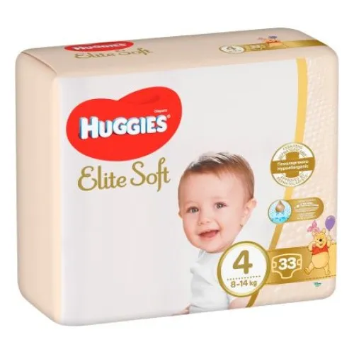 Scutece Huggies nr.4 Elite-Soft 8-14 kg x 33