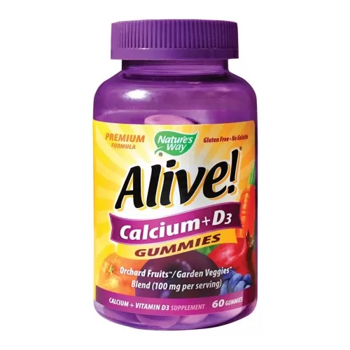 Jeleuri Calciu + D3 Alive, 60 buc, Secom