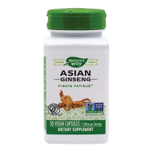 Asian Ginseng 560 mg, 50 capsule vegetale, Secom