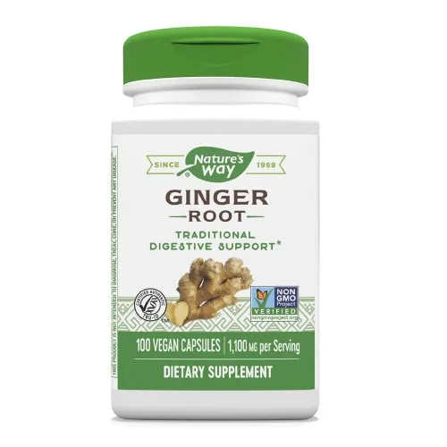 Ginger Root Nature's Way, 100 capsule vegetale, Secom