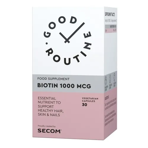 Good Routine Biotin 1000mcg, 30 capsule, Secom