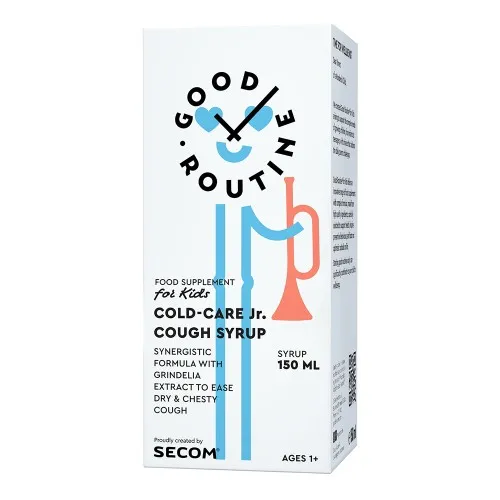 Sirop pentru copii Cold-Care Jr Cough Syrup Good Routine, 150 ml, Secom