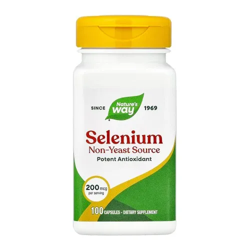 Selenium 200 mcg Nature's Way, 60 capsule, Secom
